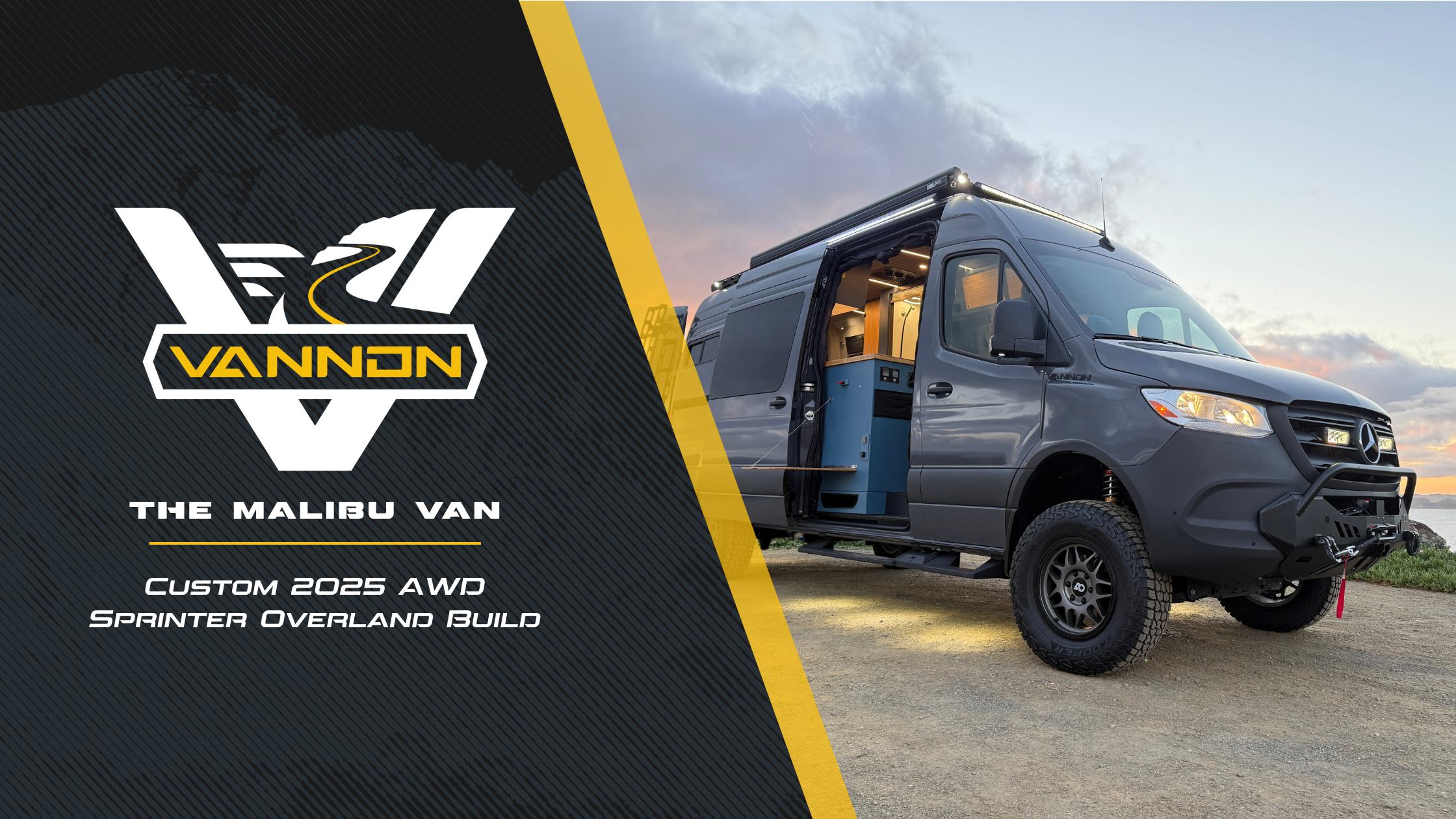 The Malibu Van | Custom 2025 AWD Sprinter Overland Build by VANNON