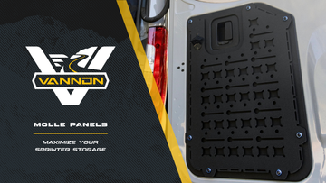 Unlock Your Sprinter’s Hidden Potential: VANNON Rear Door MOLLE Panels