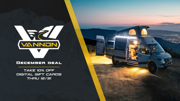 Year-End Vanlife Deal: Get 10% Off VANNON Gift Cards Through December 31