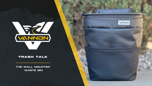 A Better Trash Solution for Van Life: The VANNON Wall Mounted Waste Bin