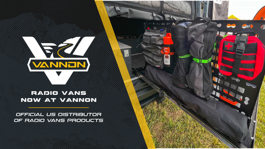 VANNON Now Carries Radio Vans Gear Storage Systems