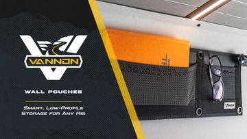 VANNON Wall Pouches – The Ultimate Low-Profile Storage Upgrade for Vans, RVs & Overlanding Rigs