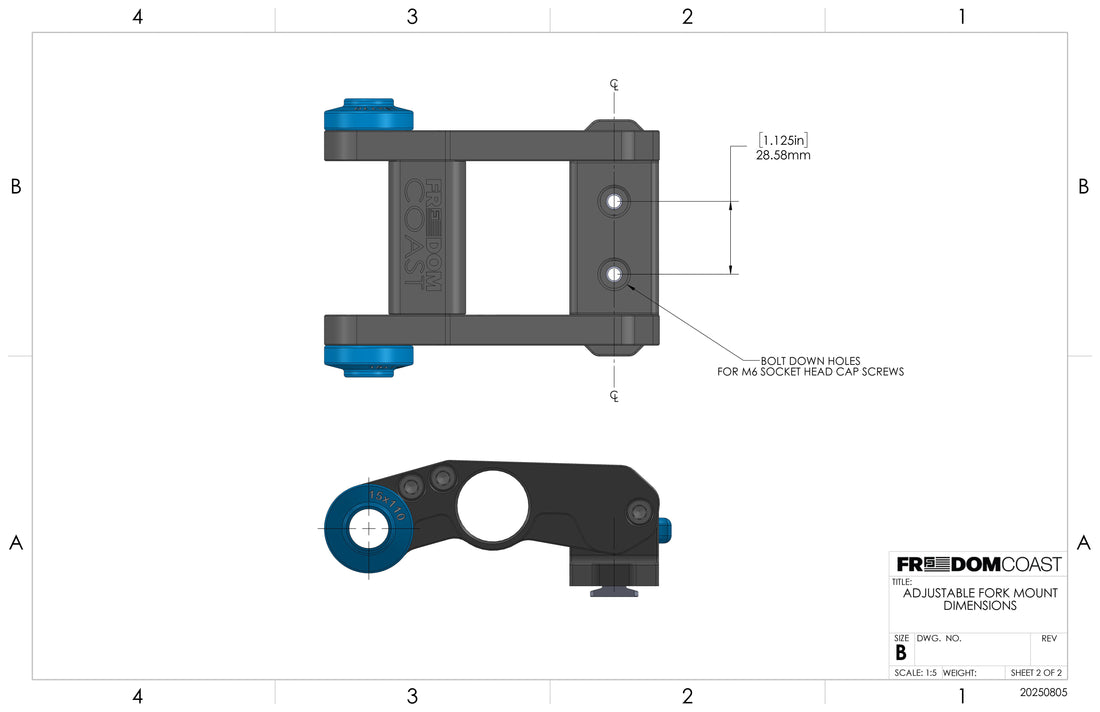 Freedom Coast Adjustable Fork Mount | L-Track Bike Mount for Van ...