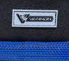 VANNON logo on a black background with blue mesh at the bottom