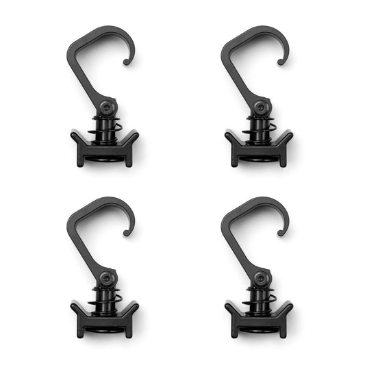 DVA Mechanics L-Track Adjustable Gear Hook 4-Pack