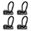 DVA Mechanics L-Track Tie-Down Ring with Anchor Mount 4-Pack