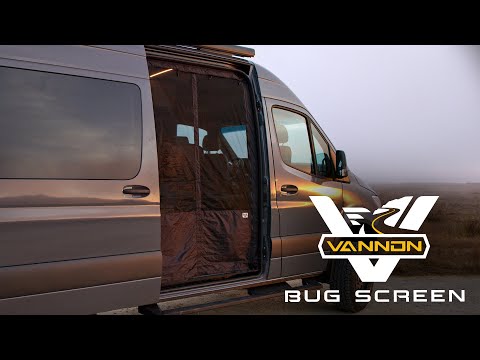 Auto Bug Screen Mercedes Sprinter Rear Door Bug Screen 2019+ | Van Life Mesh Screen ...